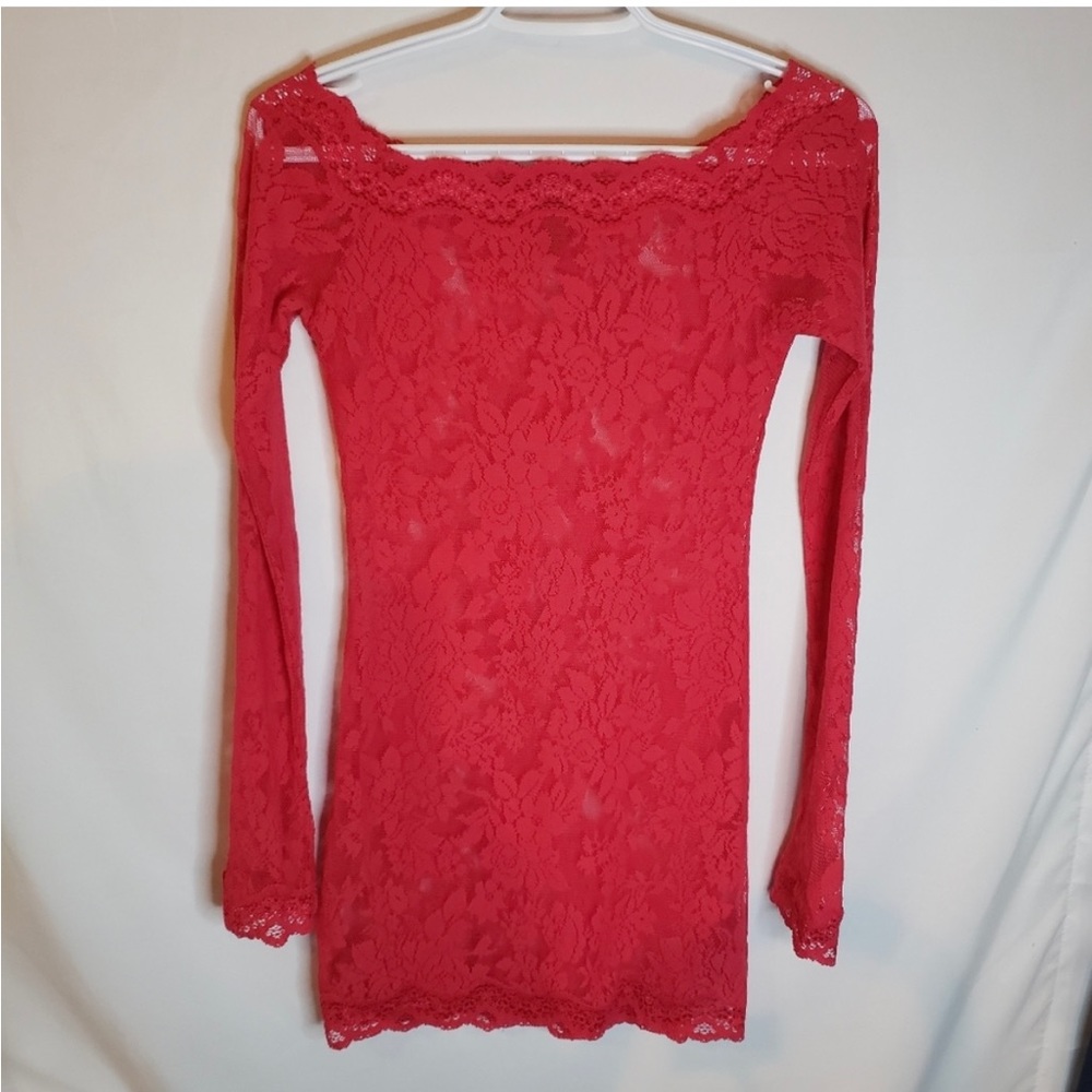 Victoria Secret lace bodycon dress chemise overlay